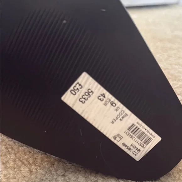 River Island Black Leather Chelsea Cooper Boots - Picture 7 of 7